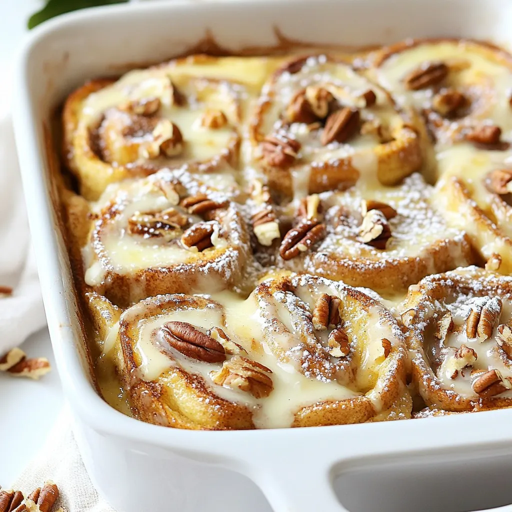 Cinnamon Roll French Toast Casserole Easy Breakfast Dish