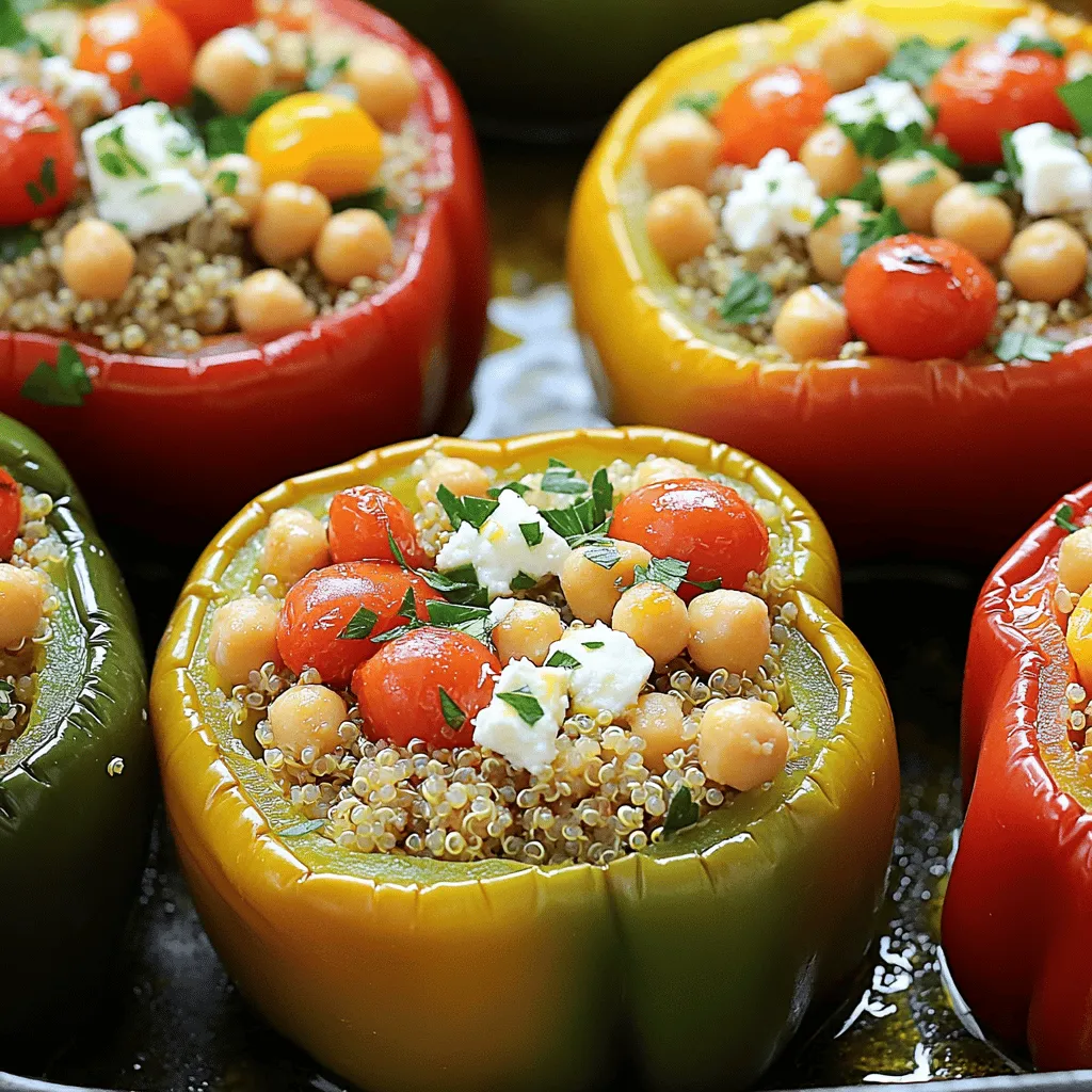 Mediterranean Stuffed Peppers Flavorful and Healthy Dish