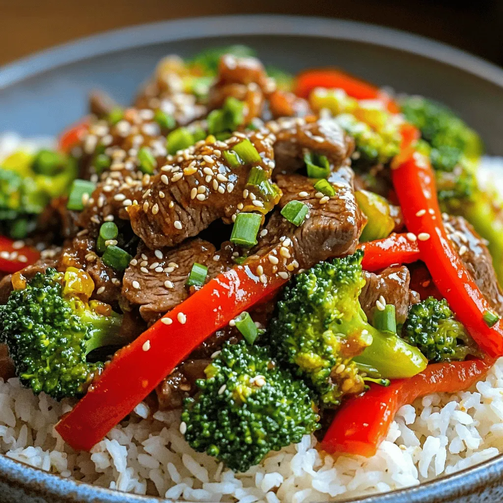 Spicy Garlic Beef Stir Fry Flavorful Quick Meal