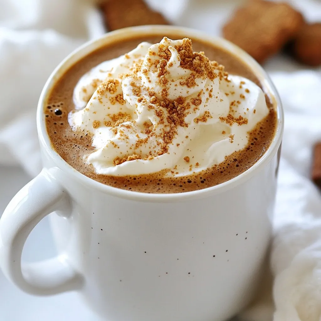 Gingerbread Hot Chocolate Warm and Cozy Winter Drink