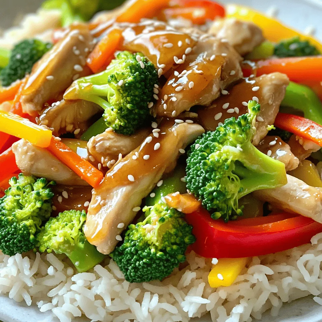 Honey Garlic Chicken Stir Fry Quick and Tasty Meal