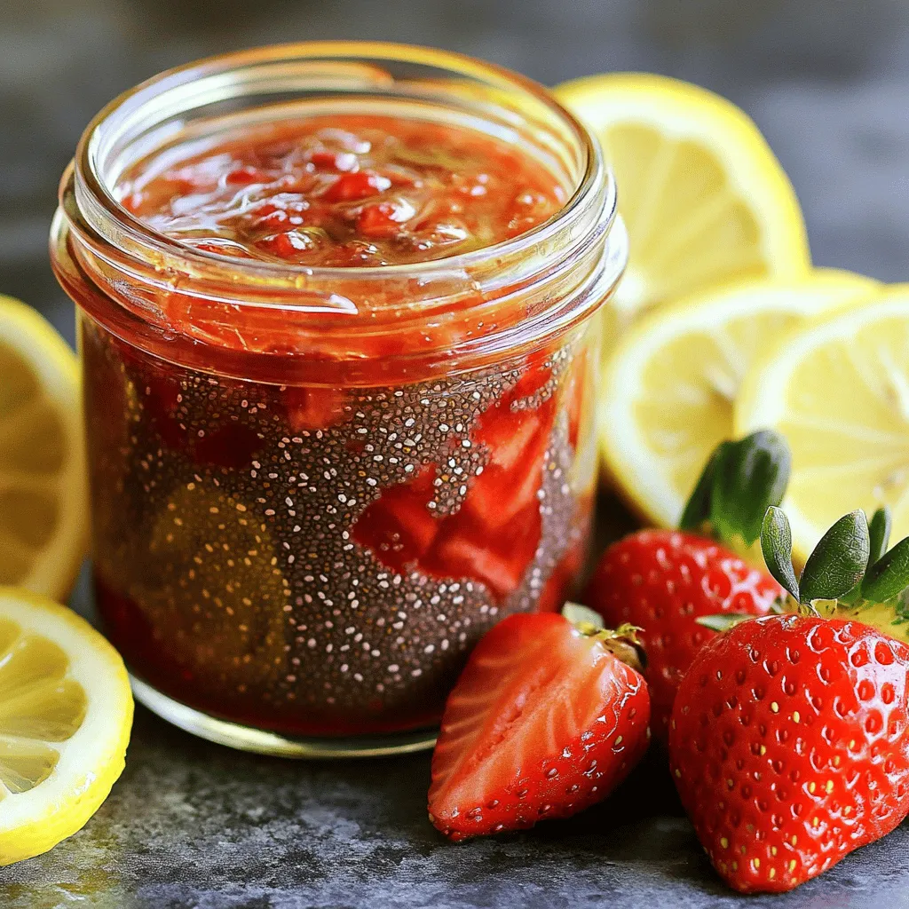 Strawberry Chia Seed Jam Tasty and Healthy Treat