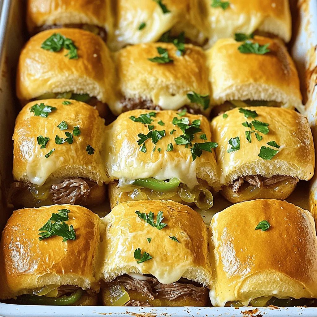 Easy Philly Cheesesteak Sliders Savory and Quick Treat