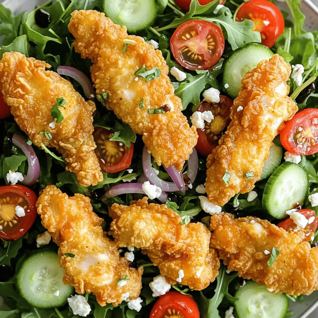 Crispy Chicken Salad Fresh and Flavorful Delight