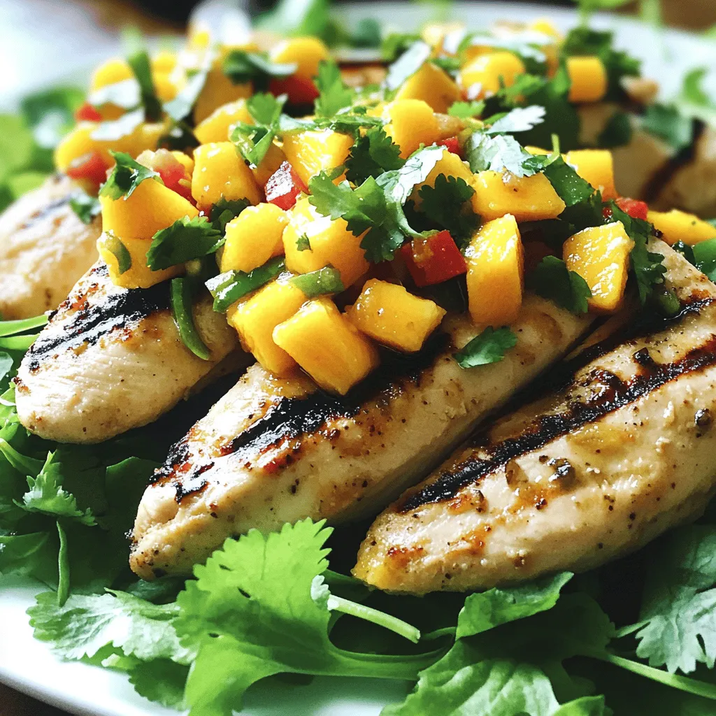 Spicy Mango Salsa Chicken Flavorful Grilled Delight