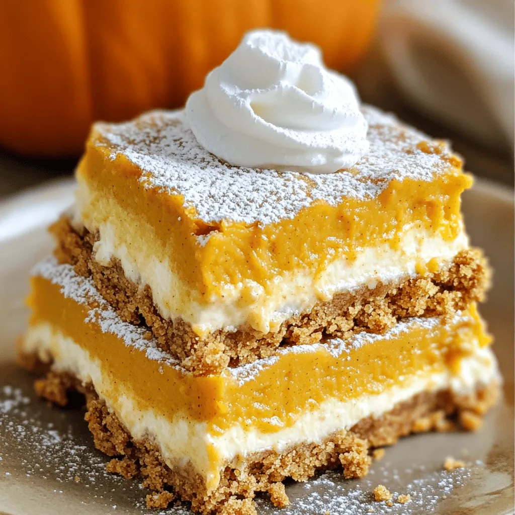 Pumpkin Cheesecake Crumble Bars Irresistible Treat