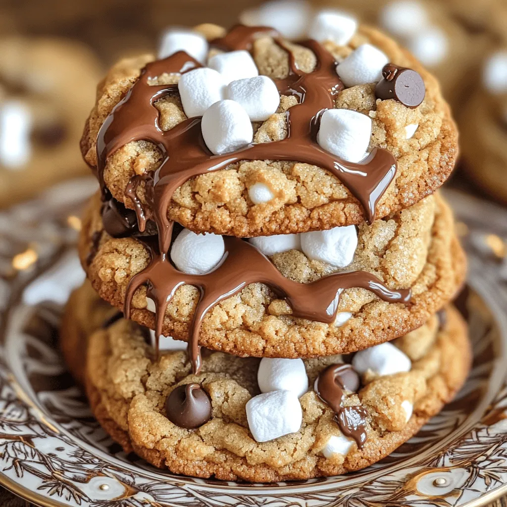 Brown Butter S&#8217;mores Cookies Irresistibly Tasty Treat