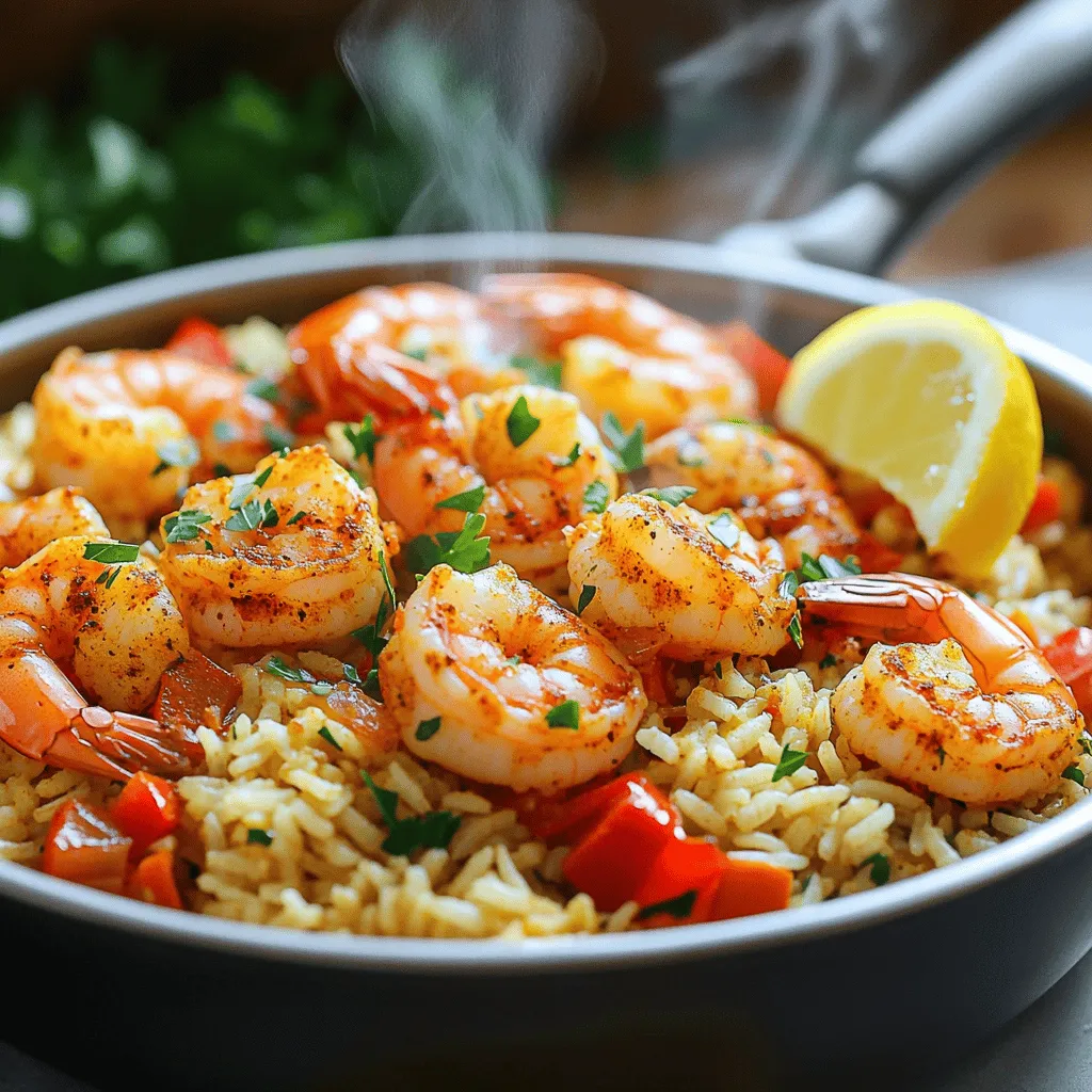 One-Pot Spicy Cajun Shrimp and Rice Flavor Boost