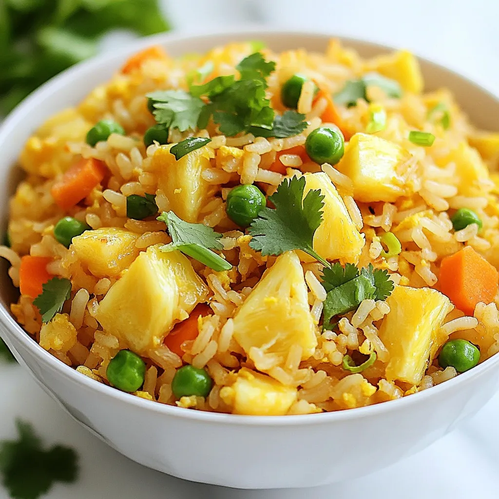 Pineapple Fried Rice Flavorful and Easy to Make