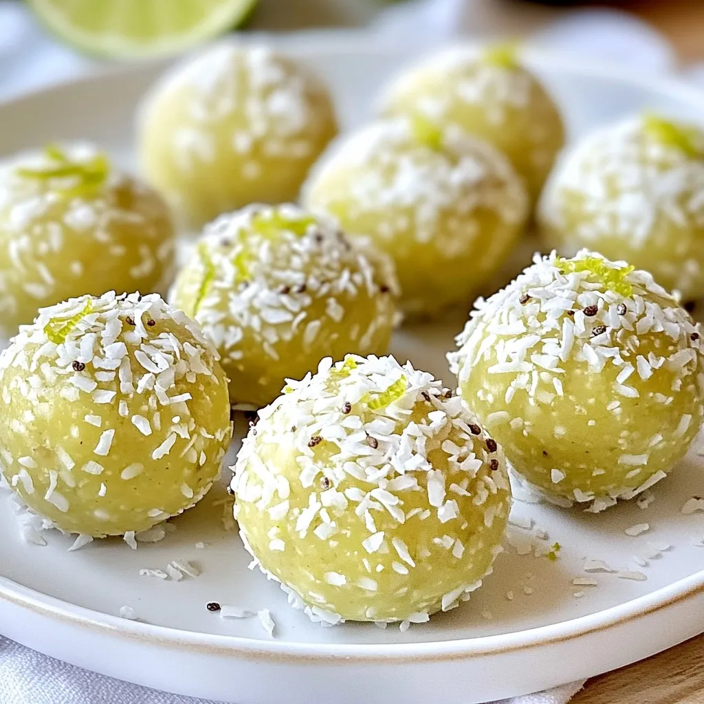 Coconut Lime Energy Balls Flavorful and Healthy Snack