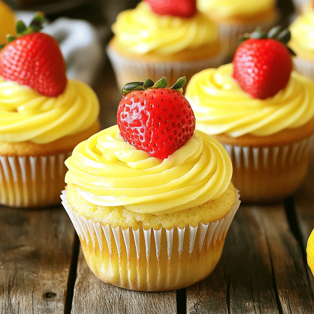 Strawberry Lemonade Cupcakes Delightful and Fresh Treat