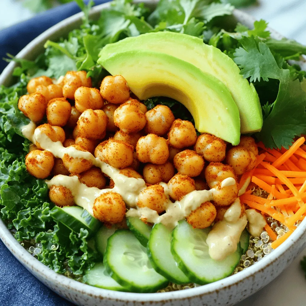 Crispy Chickpea Buddha Bowl Energizing and Nutritious