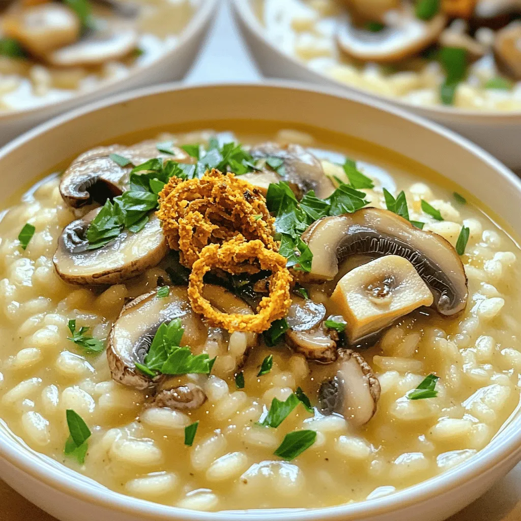 Savory Mushroom Risotto Comforting Italian Delight