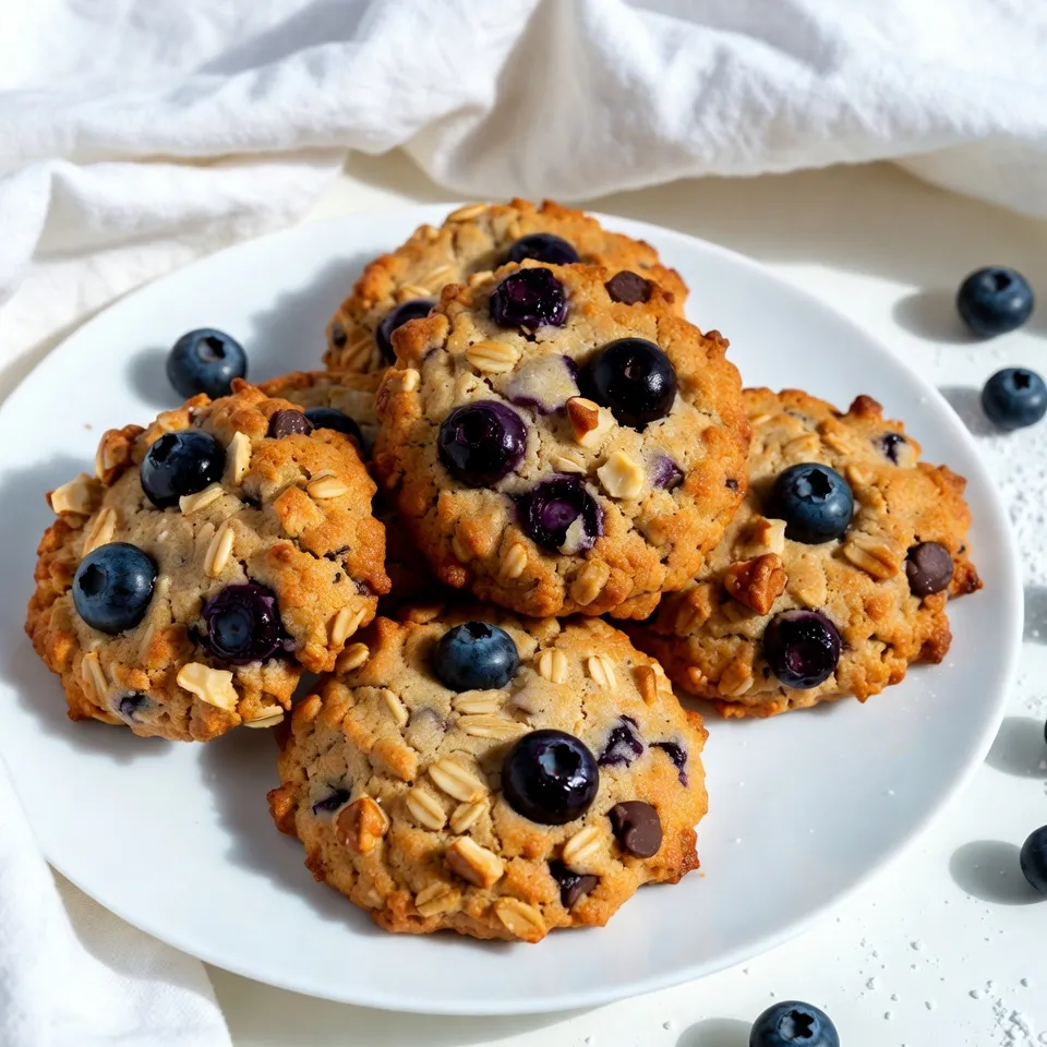 Blueberry Oatmeal Breakfast Cookies Tasty and Nutritious