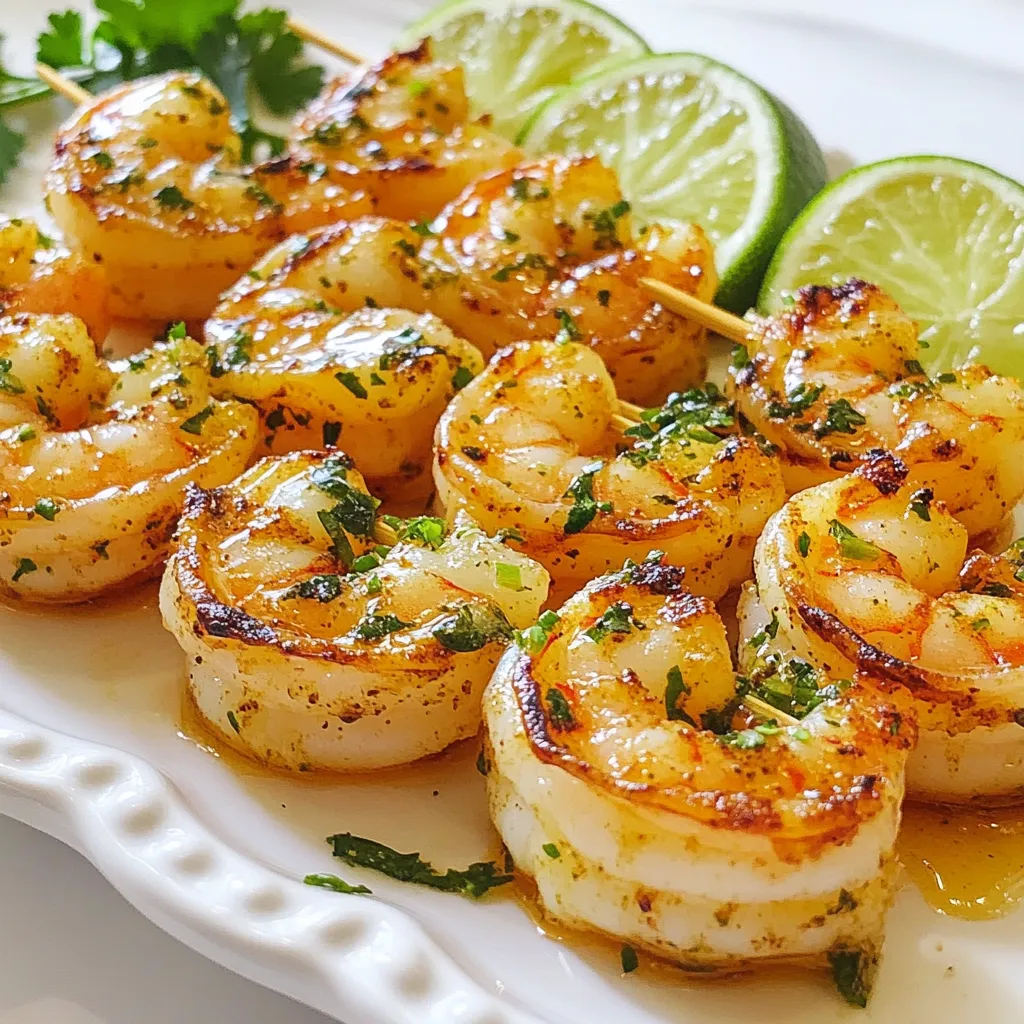 Chili Lime Shrimp Skewers Flavorful Grilled Delight