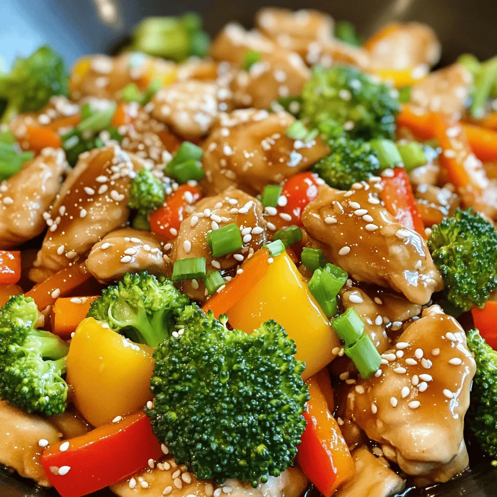 Honey Garlic Chicken Stir Fry Easy and Flavorful Meal