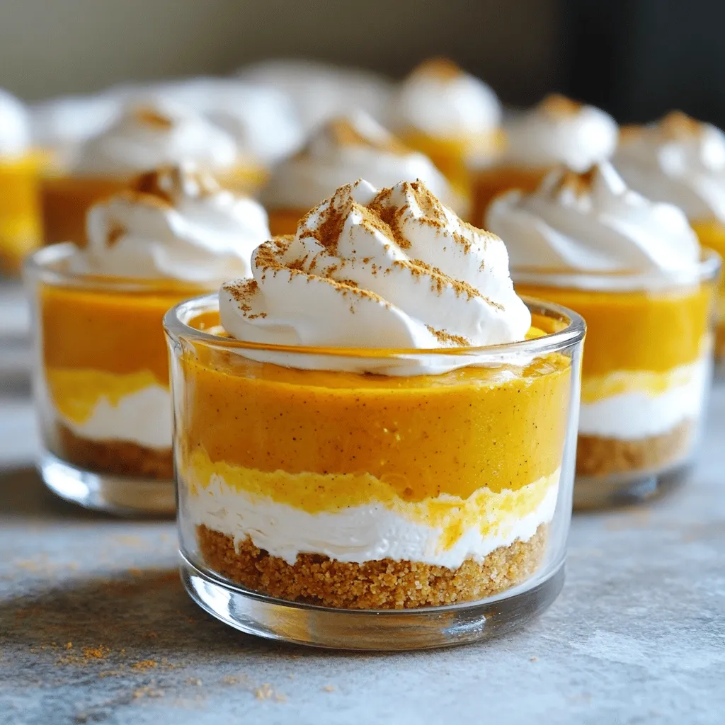 No-Bake Pumpkin Cheesecake Mousse Cups Delightful Treat