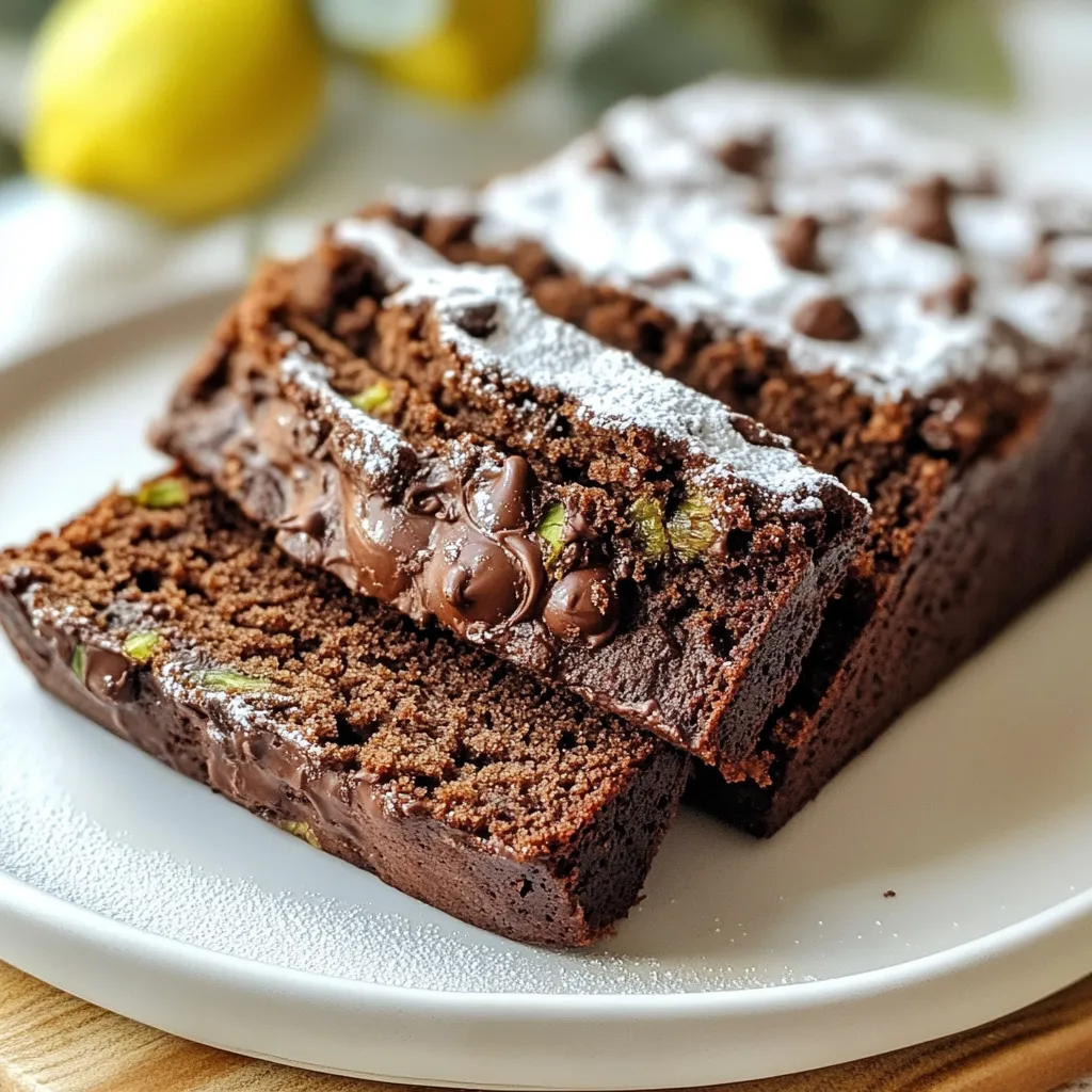 Chocolate Chip Zucchini Bread Fresh and Tasty Treat