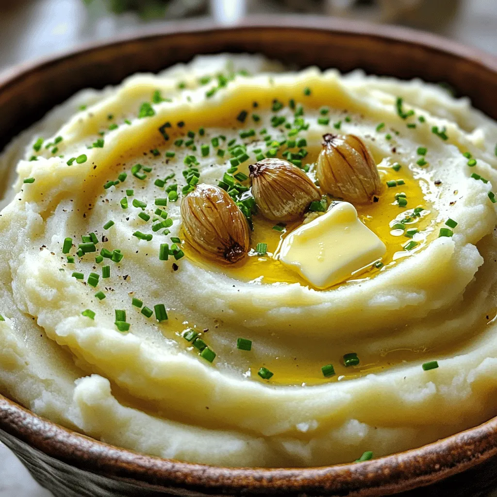 Roasted Garlic Mashed Potatoes Creamy Comfort Dish