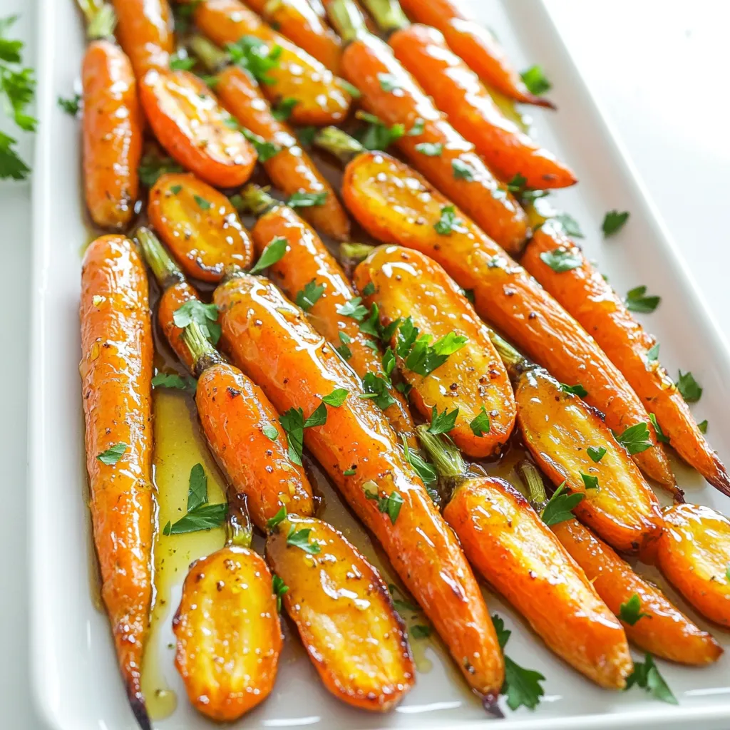 Roasted Honey Garlic Carrots Sheet-Pan Delight