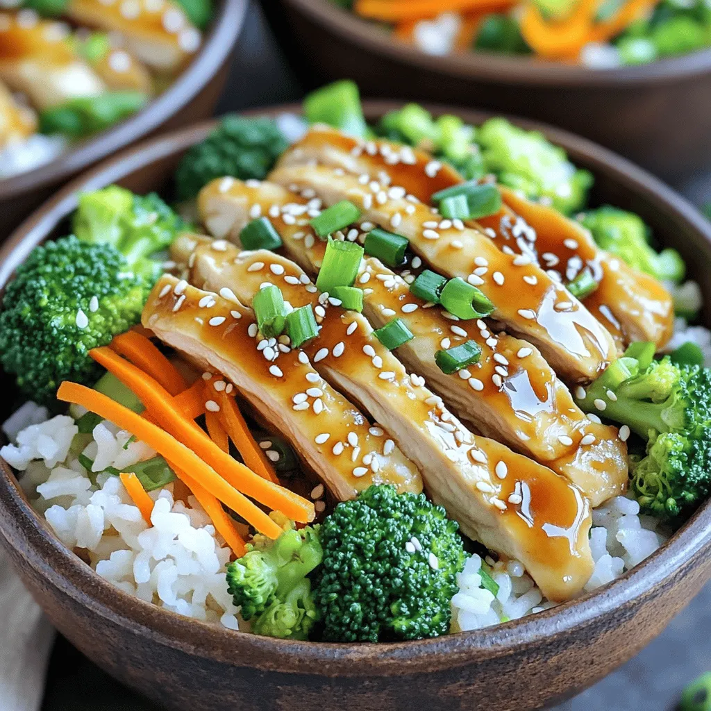 Teriyaki Chicken Rice Bowls Easy and Tasty Delight