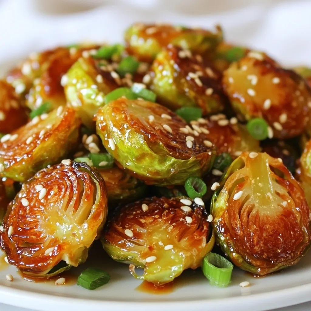 Honey Sriracha Brussels Sprouts Flavorful Side Dish