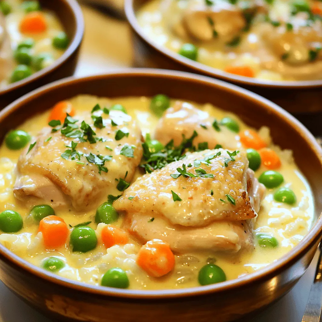 Creamy Chicken and Rice Simple Comfort Food Delight