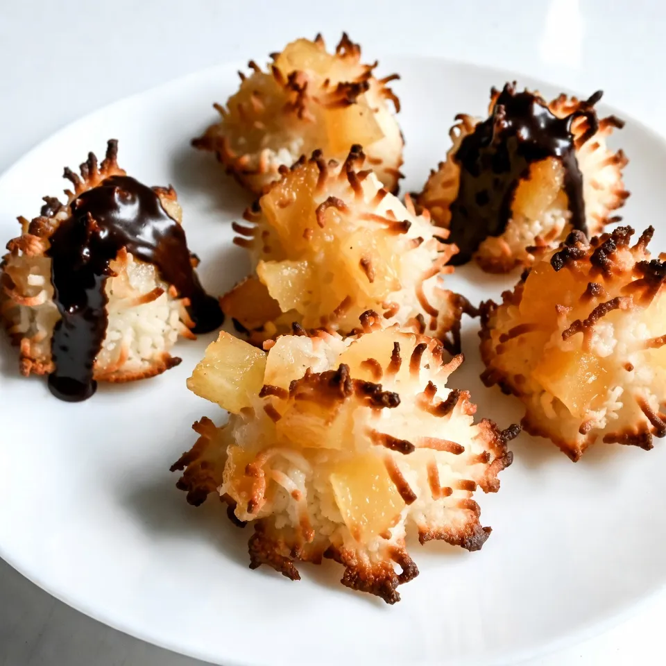 Pineapple Coconut Macaroons Delightful Easy Treat