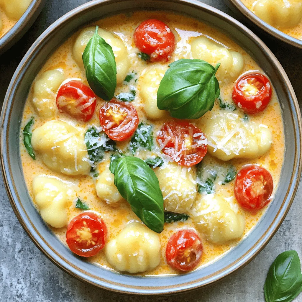 One-Pot Creamy Tomato Basil Gnocchi Simple Delight