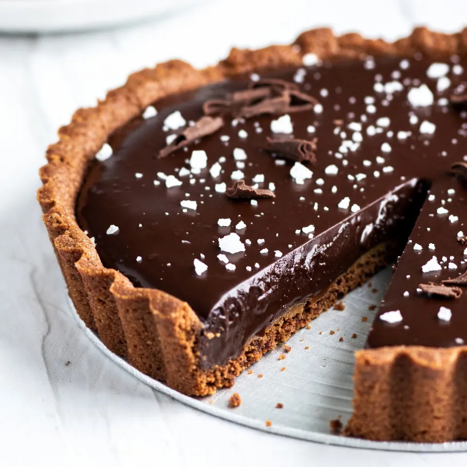 Salted Caramel Chocolate Tart Indulgent Dessert Recipe