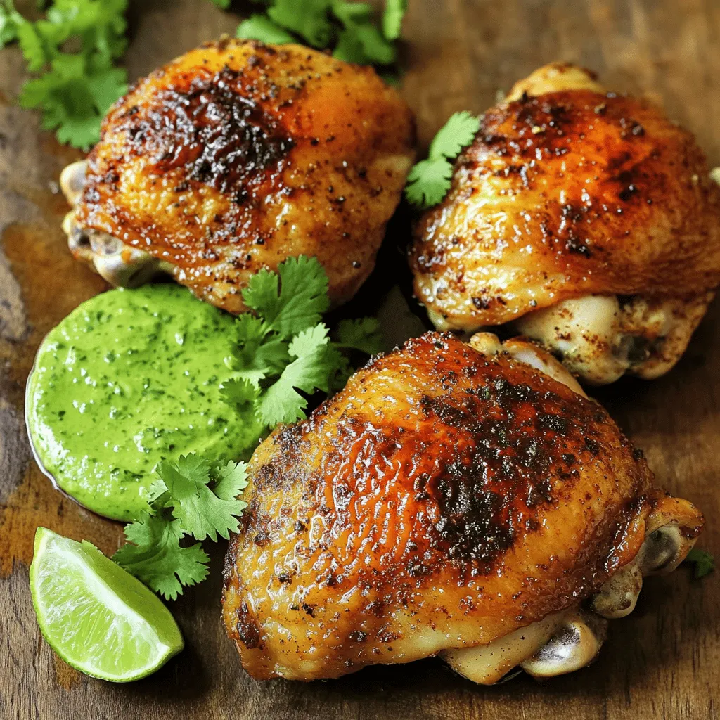 Peruvian Chicken with Green Sauce Flavorful Delight