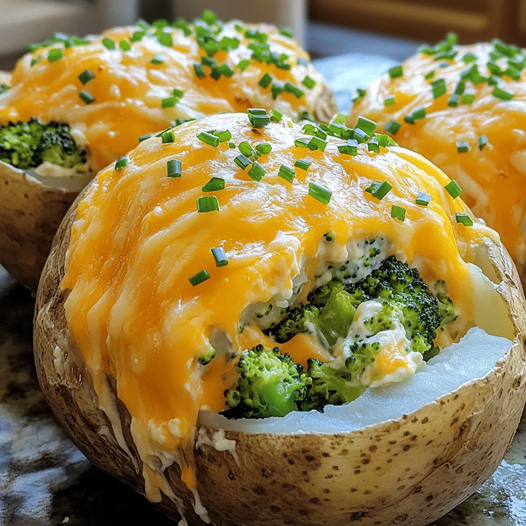 Broccoli Cheddar Stuffed Potatoes Flavorful Comfort Dish