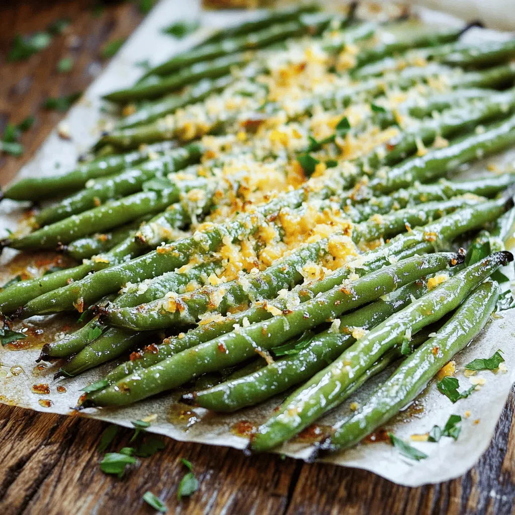 Roasted Parmesan Green Beans Flavorful and Simple Dish