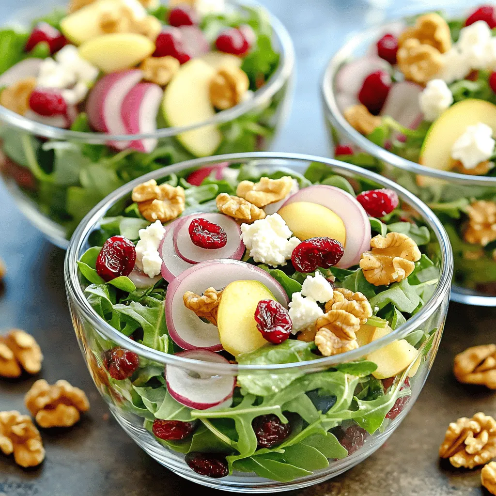 Cranberry Walnut Salad Tasty and Nutritious Choice