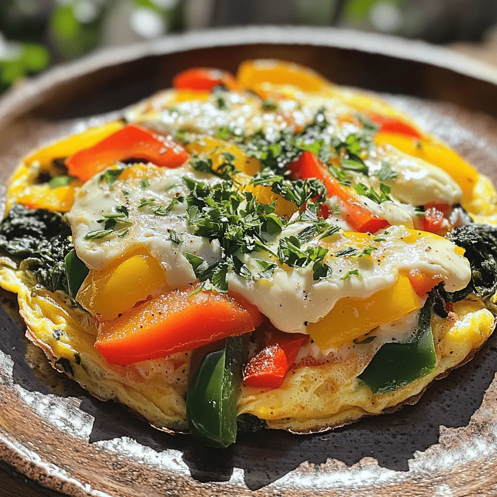 Quick Veggie Omelette Tasty and Simple Morning Meal