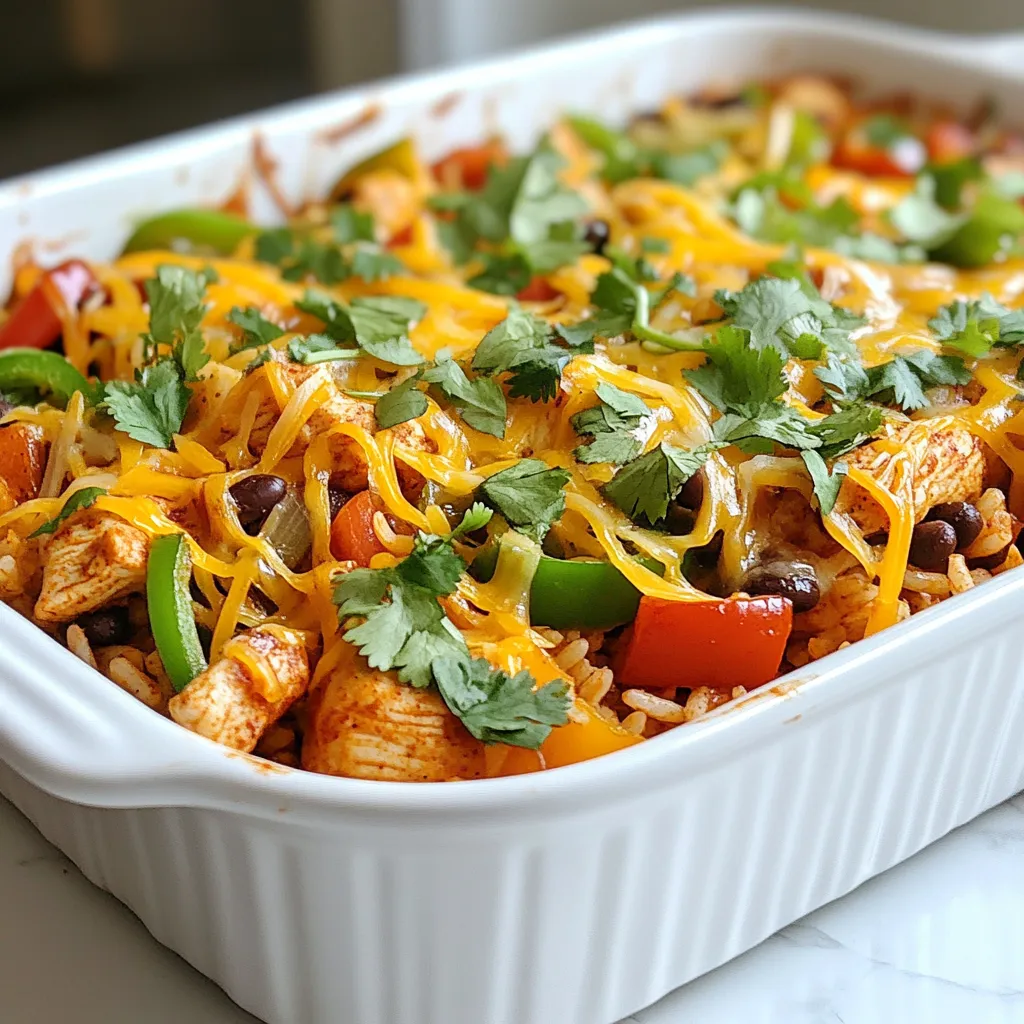 Savory Chicken Fajita Casserole Easy Family Meal