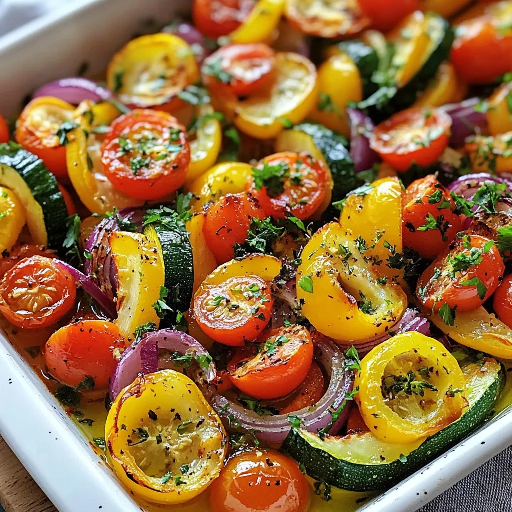 Herb Roasted Vegetable Medley Flavorful and Easy Recipe