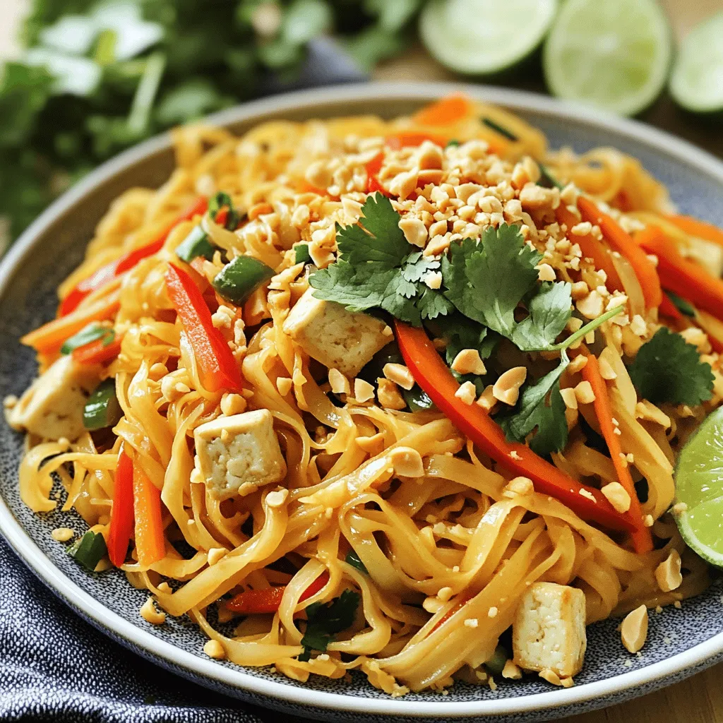 Vegetable Pad Thai Flavorful and Easy to Make