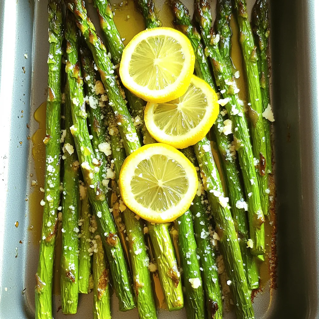 Lemon Garlic Asparagus Flavorful Side Dish Recipe