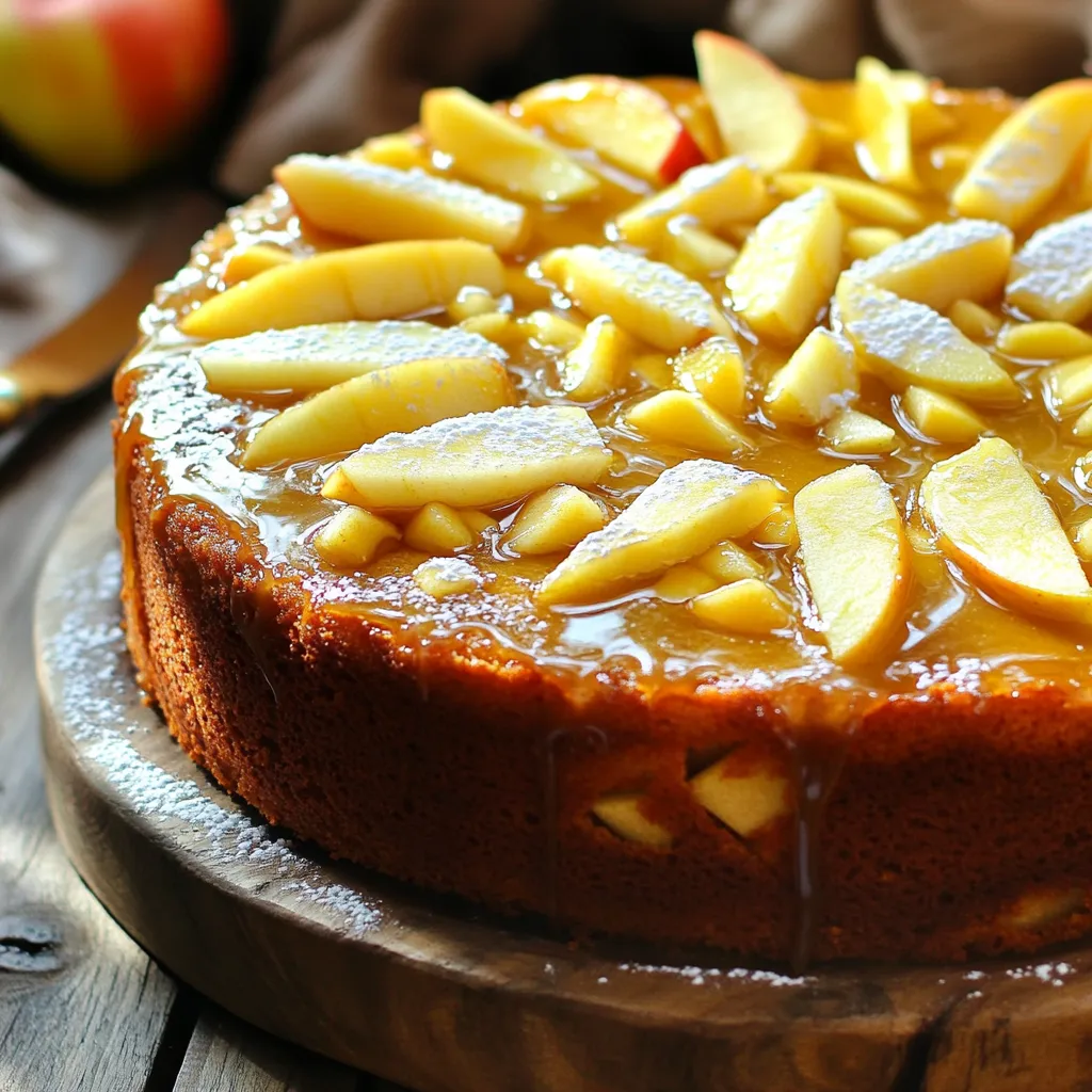 Apple Cider Cake with Maple Glaze Simple Delight