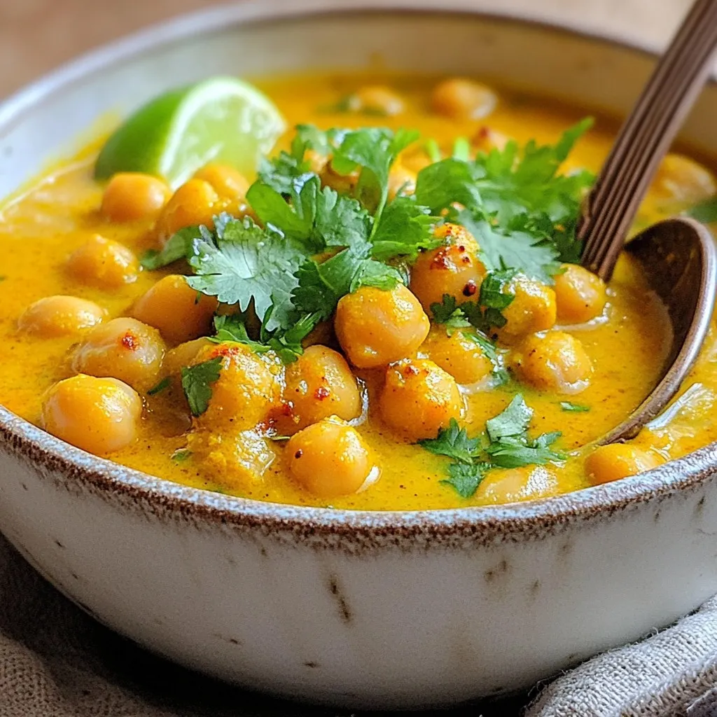Masala Spiced Chickpea Stew Healthy and Savory Dish