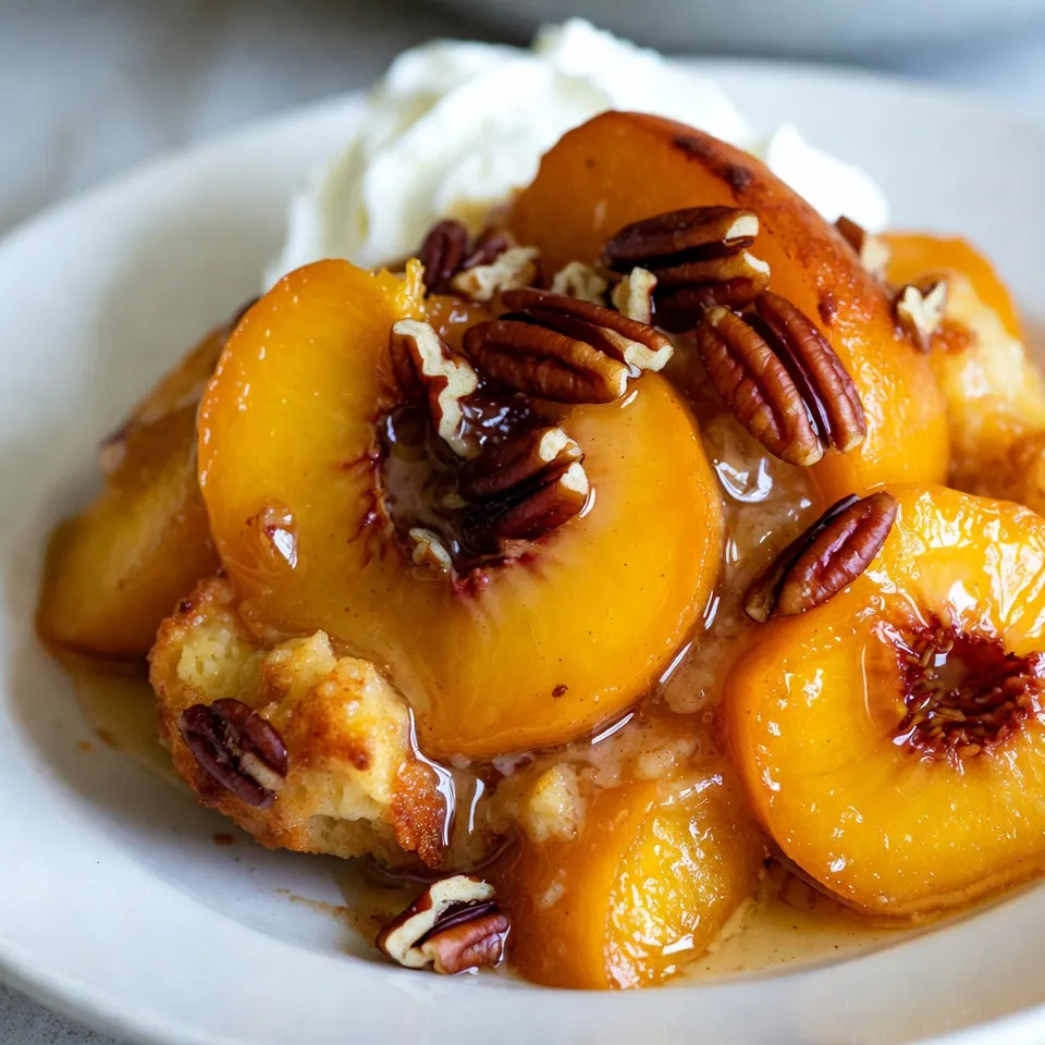 Peach Cobbler Dump Cake Simple and Tasty Recipe