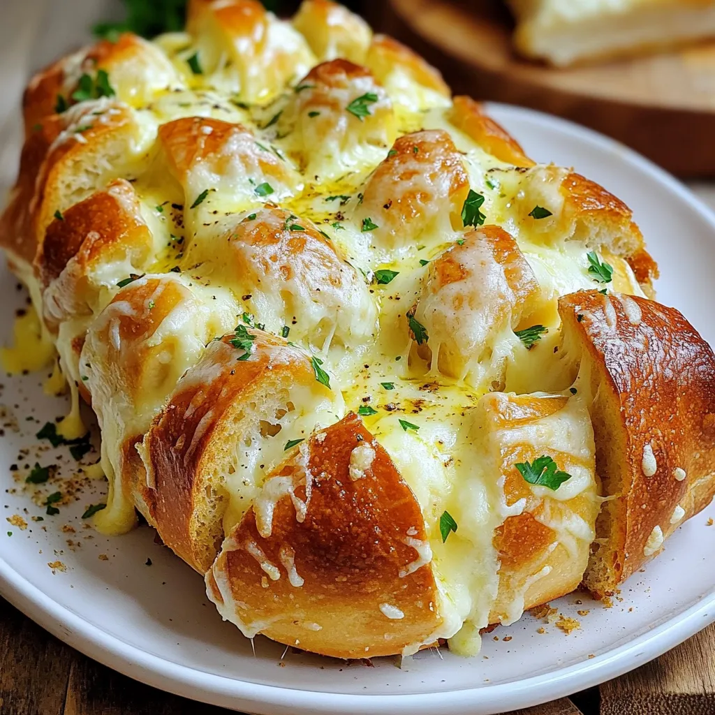 Cheesy Garlic Pull Apart Bread Savory Delightful Treat