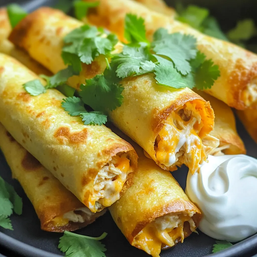 Air Fryer Buffalo Chicken Taquitos Flavorful Twist