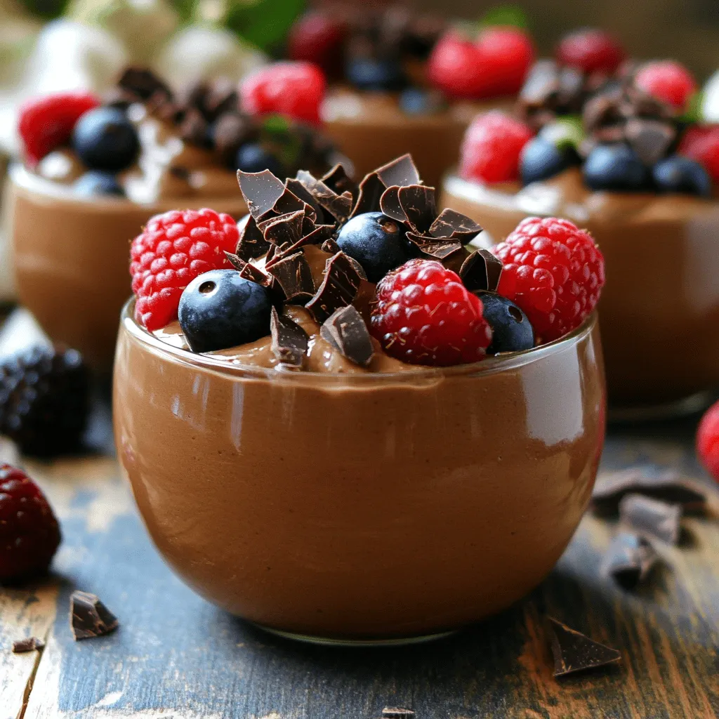 Cottage Cheese Chocolate Mousse Delightful Dessert