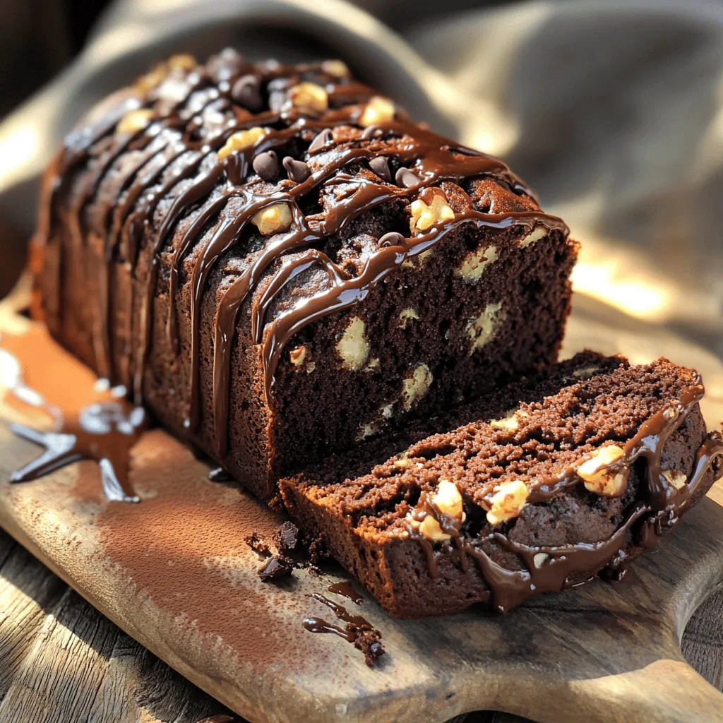 Chocolate Espresso Zucchini Bread Rich and Moist Delight