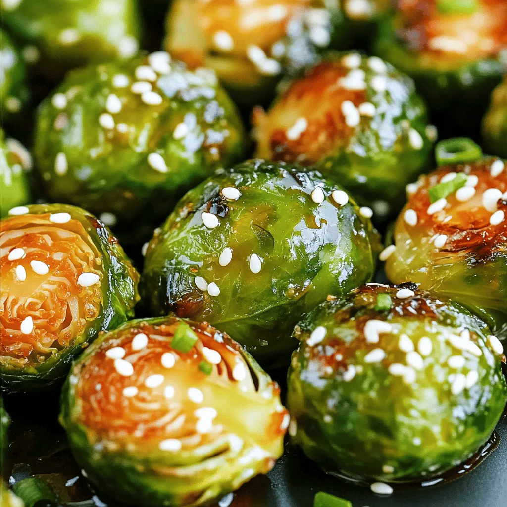 Honey Sriracha Brussels Sprouts Bold and Flavorful Dish