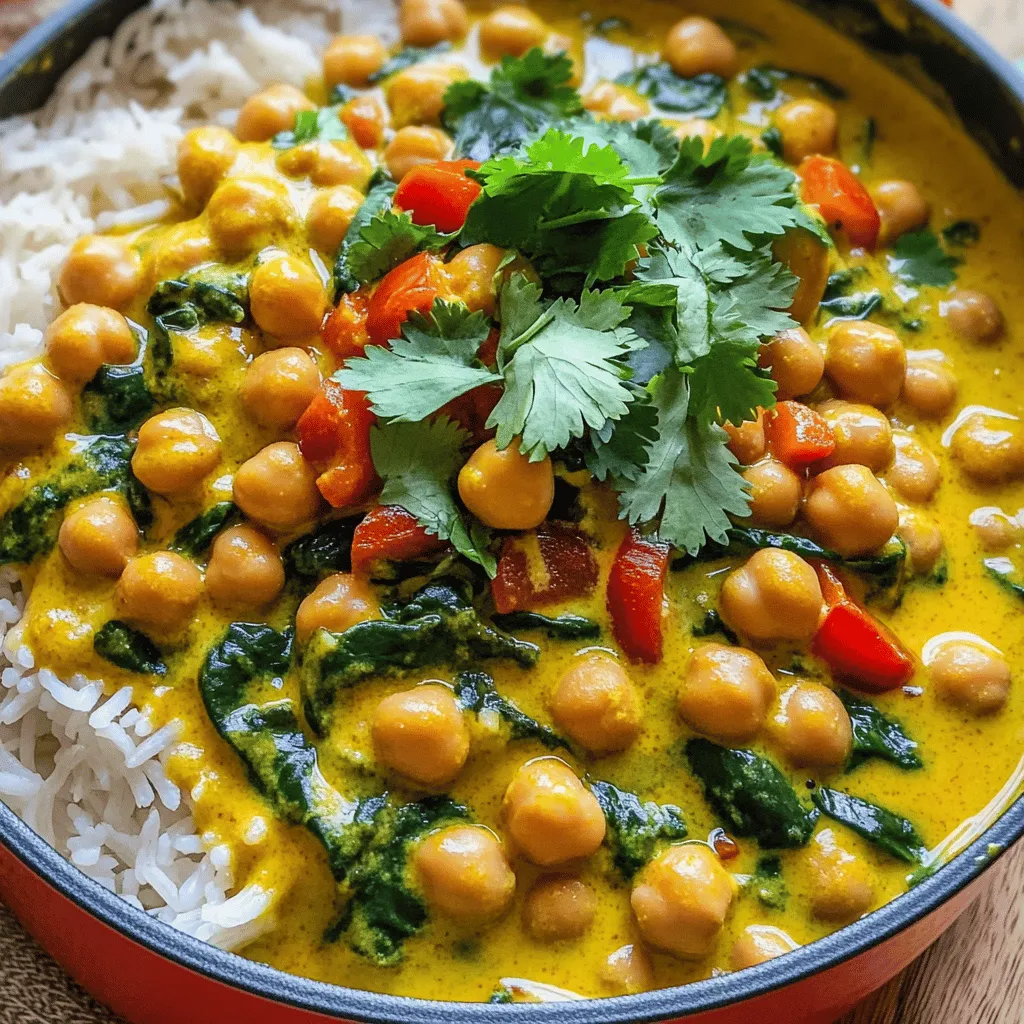 Coconut Curry Chickpeas Flavorful and Easy Recipe