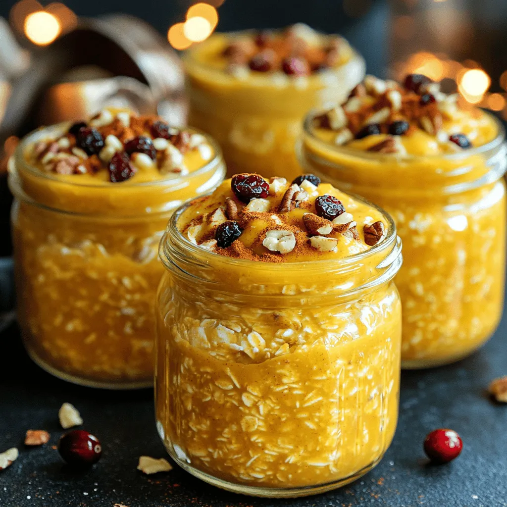 Pumpkin Spice Overnight Oats Tasty Morning Fuel