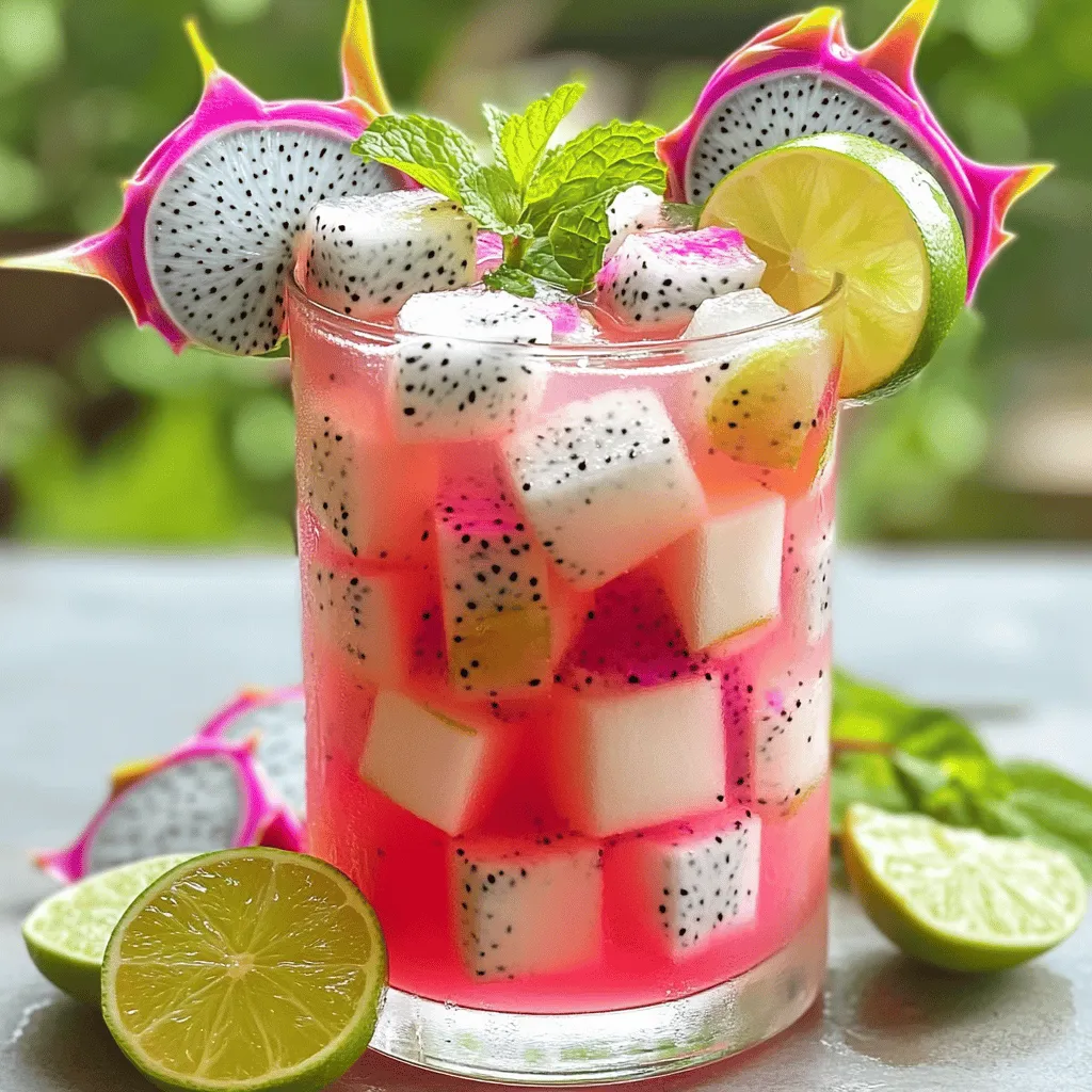 Dragon Fruit Refresher Copycat Easy and Delicious Recipe
